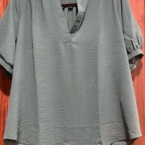 Entro Slate Gray Blouse